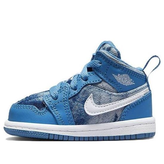 (TD) Air Jordan 1 Mid 'Washed Denim' DM8950-400
