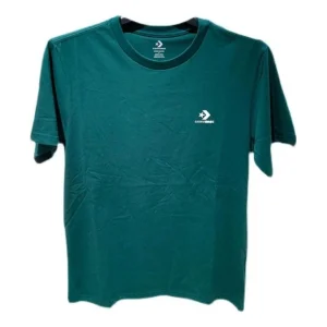 Converse Go-To Embroidered Star Chevron Standard-Fit T-Shirt Asia Sizing 'Green' 10023876-A03