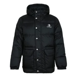 Converse Down Fill Puffer Jacket Asia Sizing 'Black' 10006880-A01