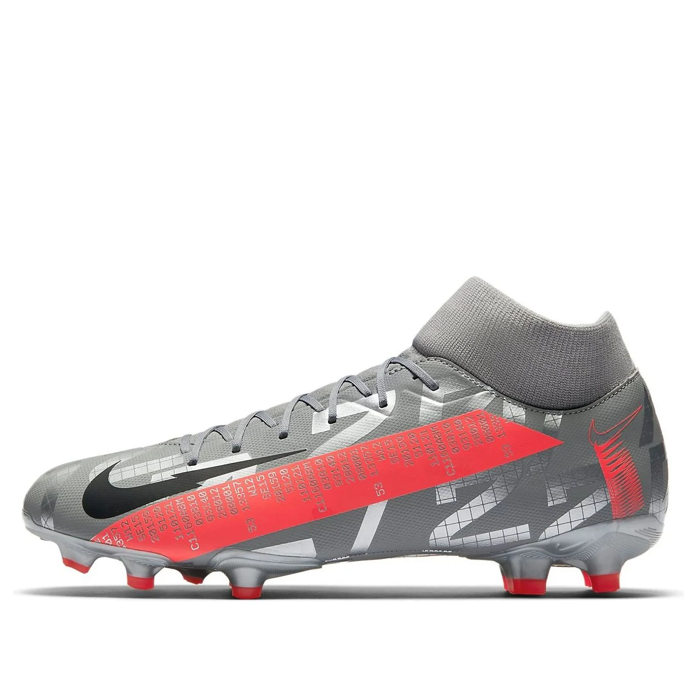 Nike Mercurial Superfly 7 Academy MG 'Metallic Grey Crimson' AT7946-906