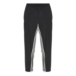 adidas Y-3 3-Stripes Cropped Track Pants 'Black' FJ0392