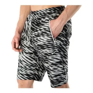 Nike CONVERSION ALLOVER PRINT SHORTS 'BLACK METALLIC SILVER' 644860-010