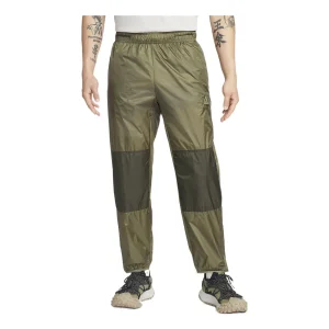 Men's Nike x ACG Cinder Cone Brand logo Printing Drawstring Sports Pants/Trousers/Joggers Black DB1135-222