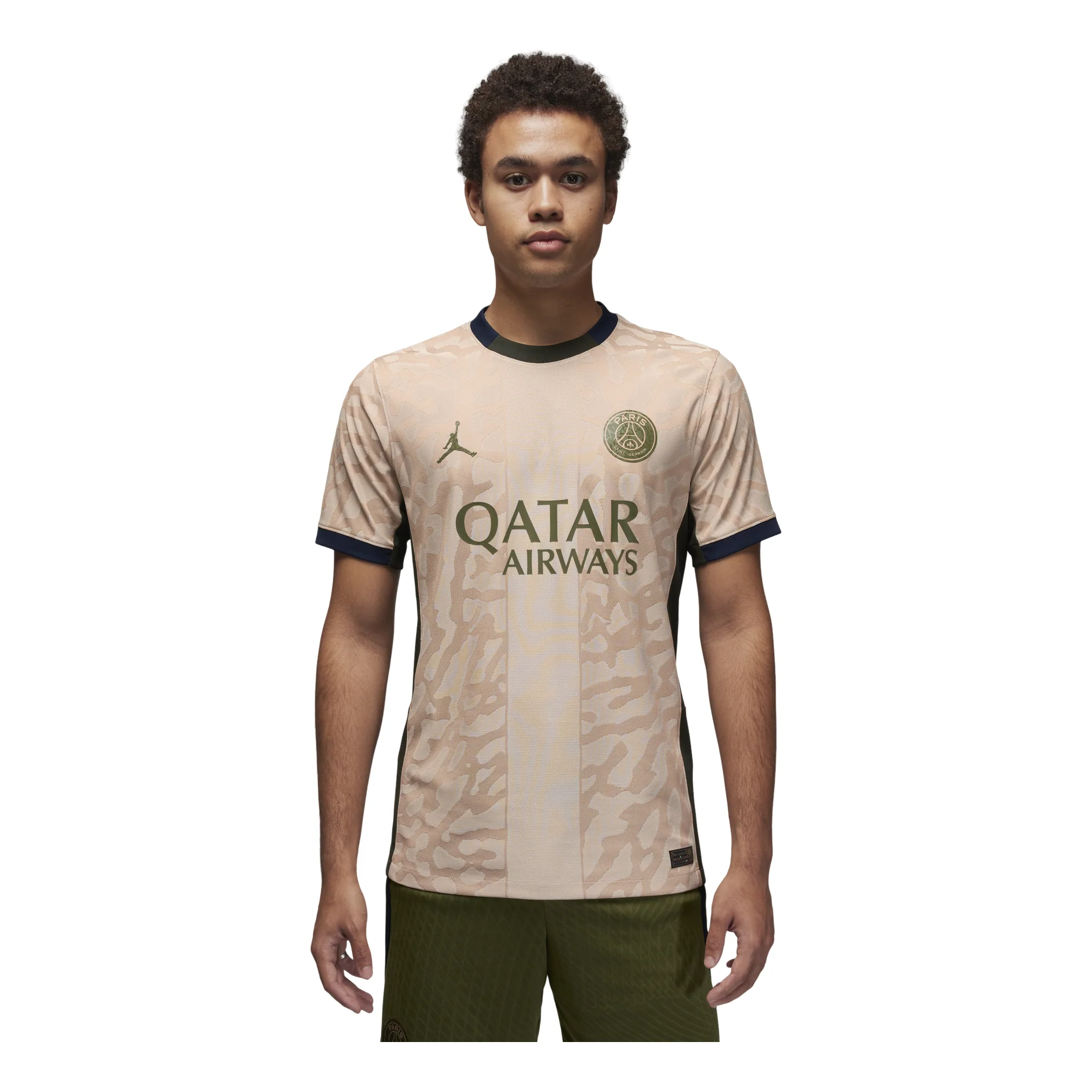 Air Jordan Paris Saint-Germain 2023/24 Match Fourth Jersey 'Beige' FD6503-201