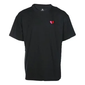 Converse ValentineAsia Sizing 's Day T-Shirt 'Black' 10021420-A01