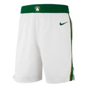 Nike NBA City Edition Swingman Boston Celtics Shorts White Green 912078-100