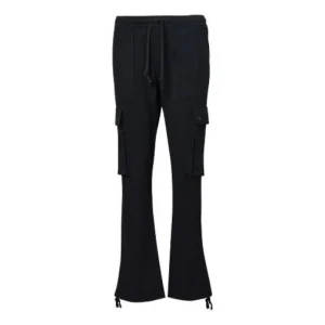 (WMNS) Converse Knit Cargo Pants Asia Sizing 'Black' 10019795-A03