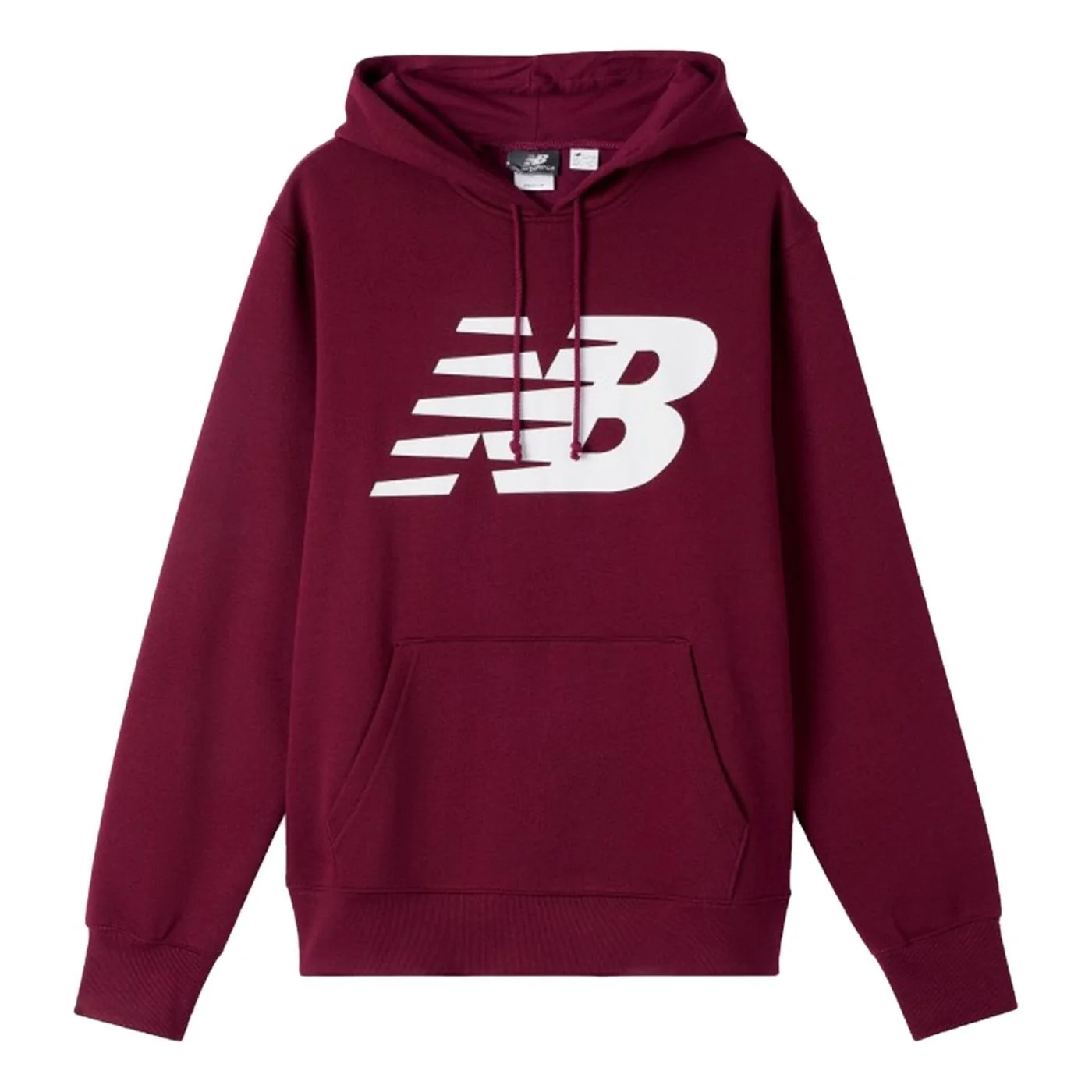 New Balance Big logo Printed Sweatshirt Asia Sizing 'Burgundy' MT83982SDR