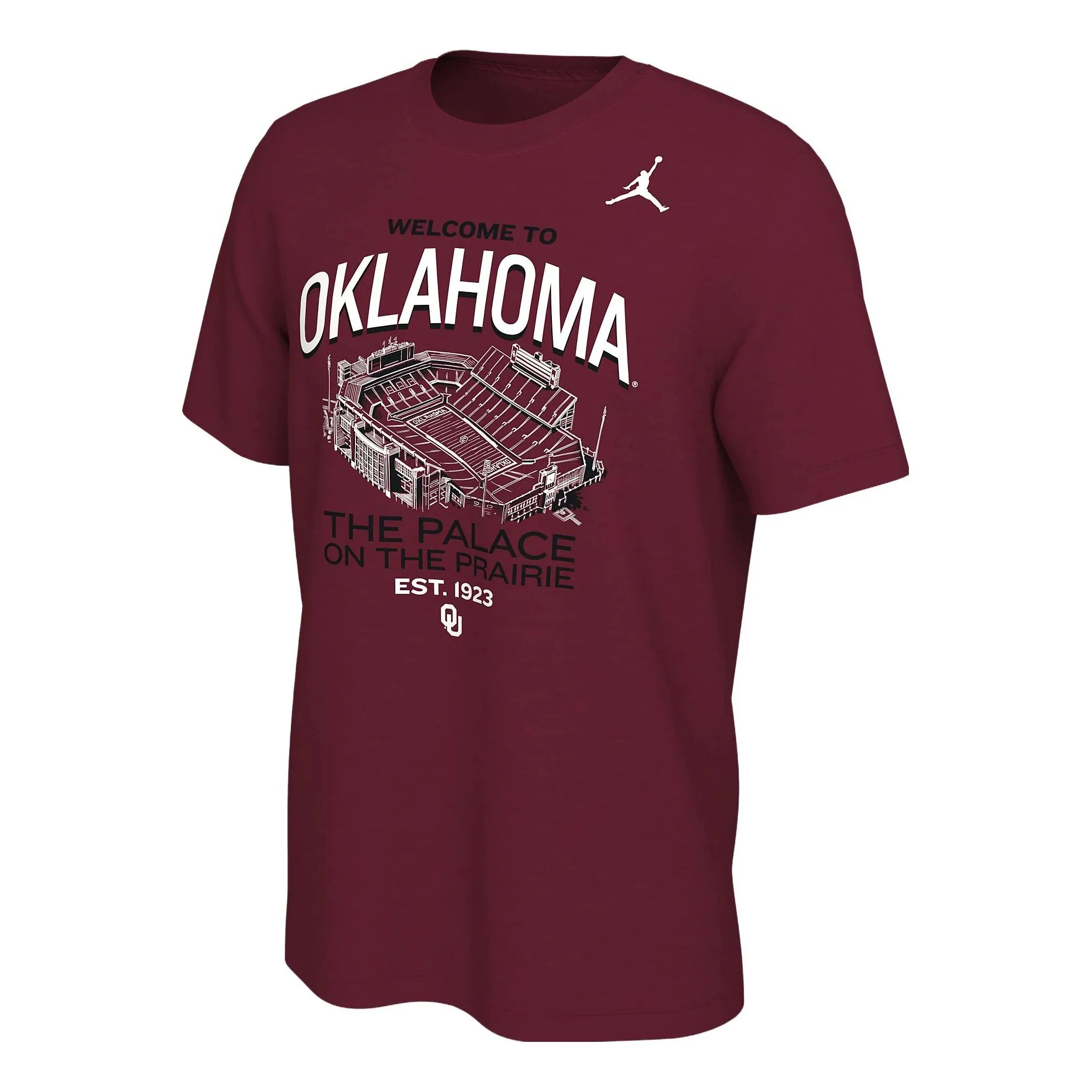 Air Jordan Oklahoma College T-Shirt 'Red' HF4126-613