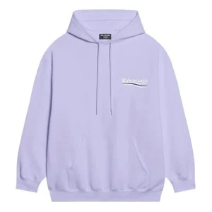 Balenciaga Political Campaign Hoodie Medium Fit 'Purple' 600583TKVI93072