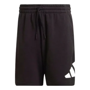 Men's adidas Logo Printing Drawstring Lacing Casual Shorts Japanese Version Black HC3477