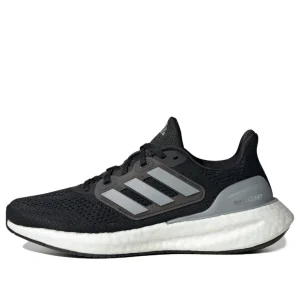 (WMNS) adidas PureBoost 23 Wide 'Black Silver Metallic' IF8063