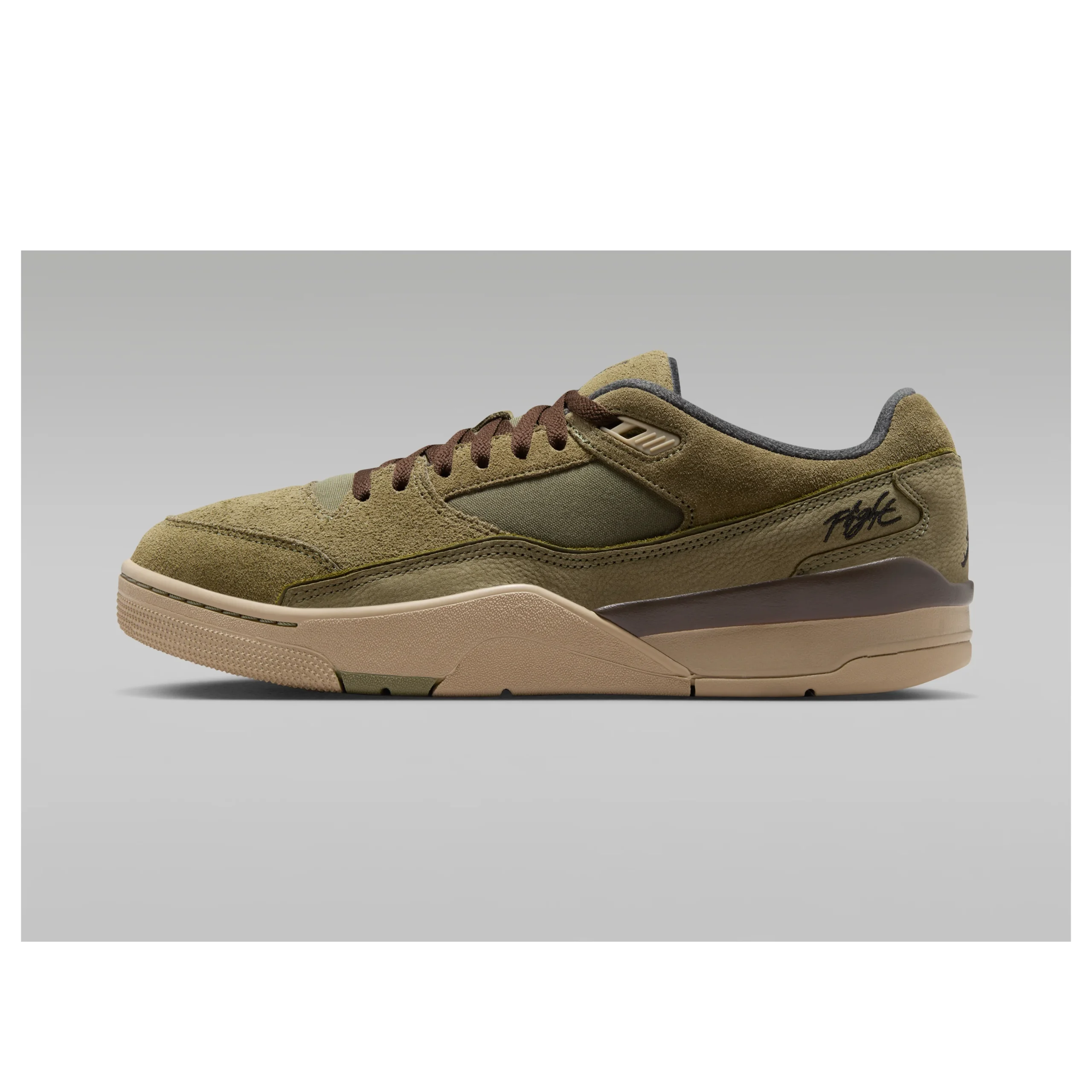 Air Jordan Flight Court 'Medium Olive Khaki' HF3255-202