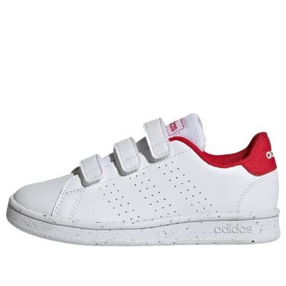 (PS) adidas Advantage Court Hook-and-Loop 'White Red' H06212
