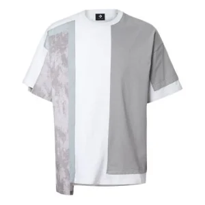 Men's Converse x FCW Crossover Contrasting Colors Short Sleeve White 10020827-102