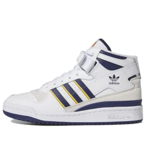 (WMNS) adidas Forum Mid 'White Blue Yellow' IE7416
