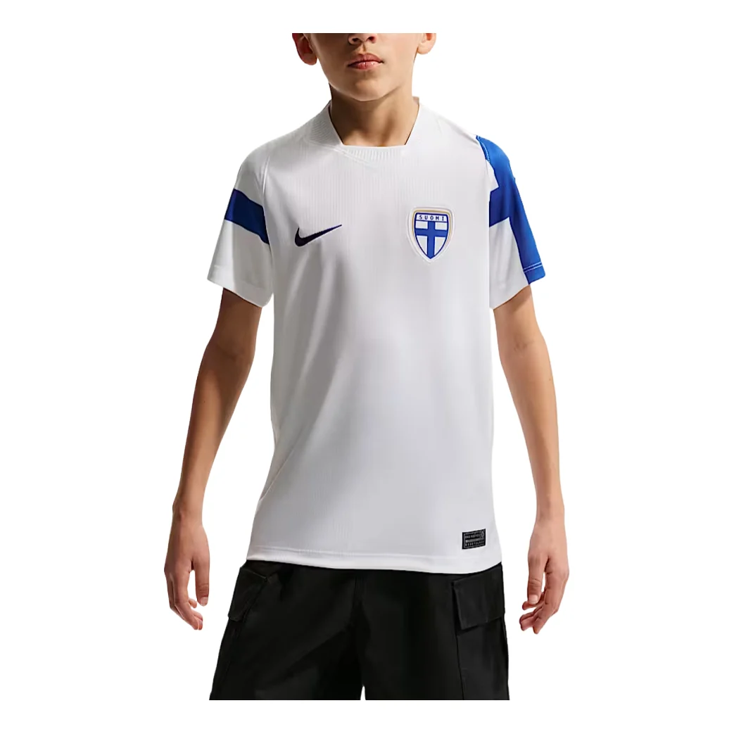 (GS) Nike Finland 2026 Stadium Away Dri-FIT Soccer Replica Jersey 'White Hyper Blue' IO4565-100