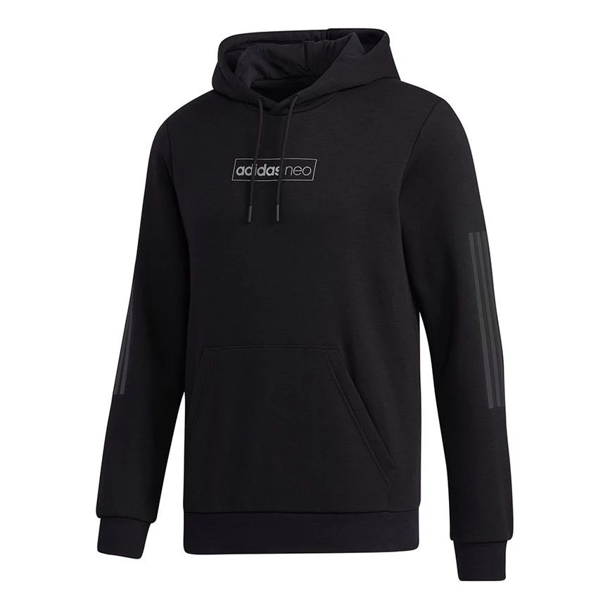 Men's adidas neo Fav Dec Hd Casual Sports Pullover Black GK8771