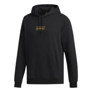 adidas neo Series Logo Suede Pullover Black FP7484