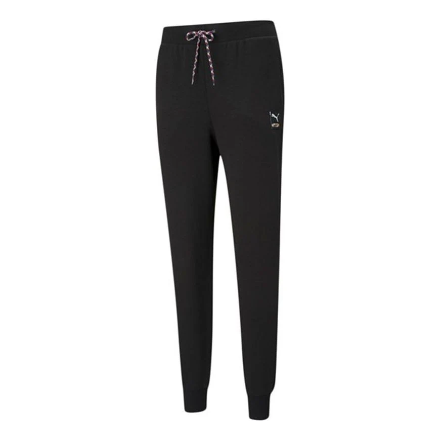 (WMNS) PUMA Pi Knit Sports Trousers Black 531355-01