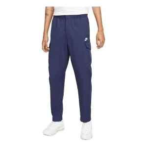 Men's Nike Sportswear Utility Casual Sports Woven Unlined Long Pants/Trousers Navy Blue DD5208-410