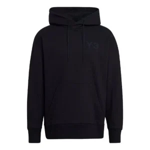Men's Y-3 Solid Color Cozy Logo Black GV4198