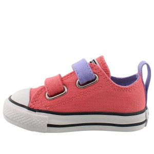 (TD) Converse Chuck Taylor Velcro Ox 'Pink' 742887C