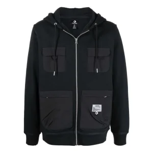 Converse x Josh Vides Utility Fleece Hoodie Asia Sizing 'Black' 10023691-A01