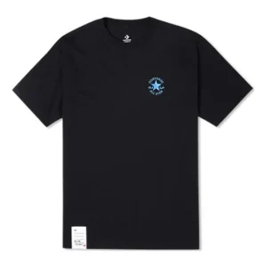 Converse Chuck Taylor Logo Tee Asia Sizing 'Black' 10024933-A02
