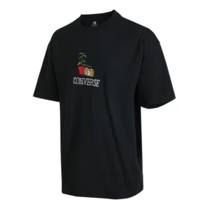Converse Road Trip T-Shirt Asia Sizing 'Black' 10023266-A01