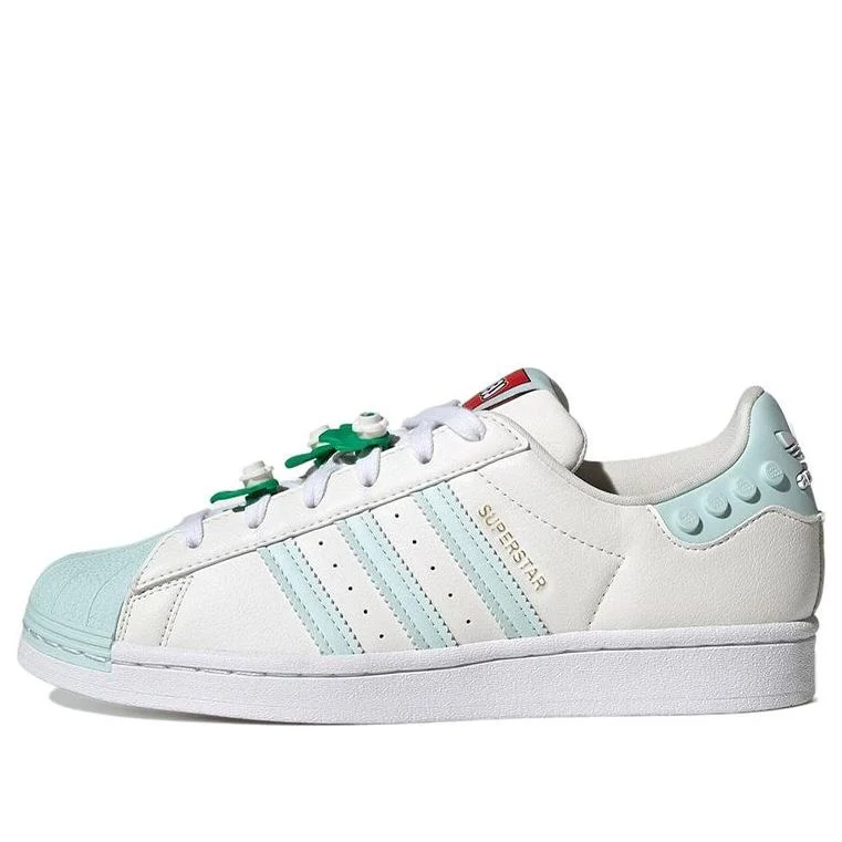 (WMNS) adidas LEGO x Superstar 'Clear White Ice Mint' GX7206