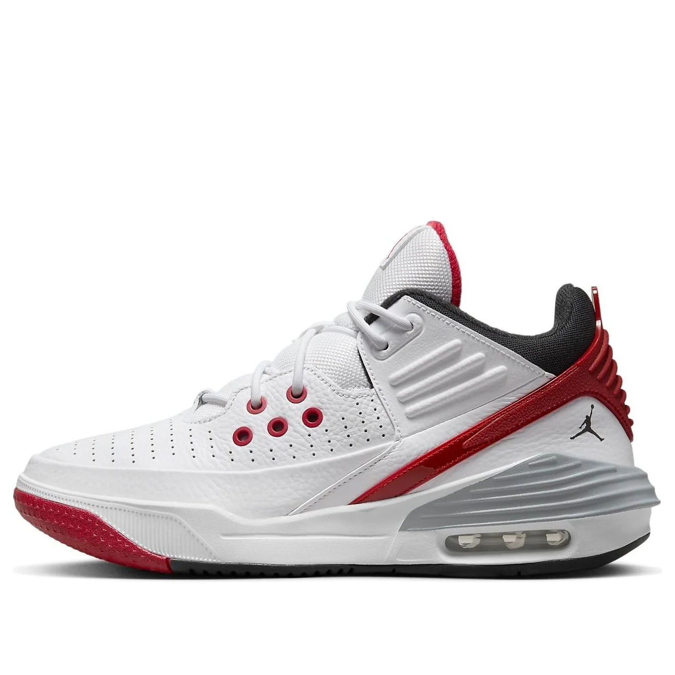 Air Jordan Max Aura 5 'White Black Varsity Red' DZ4353-101