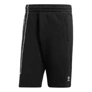 adidas originals Bandana Short Printing Casual Straight Sports Shorts Black EB4083