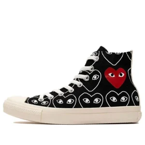 Converse x CDG Chuck Taylor All StarMulti-Heart 'Black White' 168982C