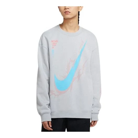Nike x LPL Crossover Knit Round Neck Pullover Gray DA5005-021