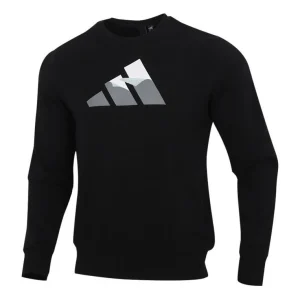 adidas Casual Sports Round-neck Hooded SweaterMen Black GR6957