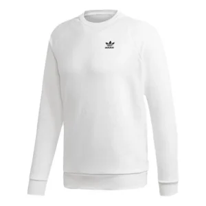adidas originals Casual Sports Pullover Round Neck White ED6208