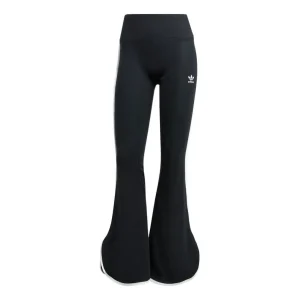 (WMNS) adidas Originals Always Flared Leggings Asia Sizing 'Black White' IC5590