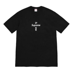 Supreme Week 17 Cross Box Logo Tee LogoT SUP-FW20-371-BLK