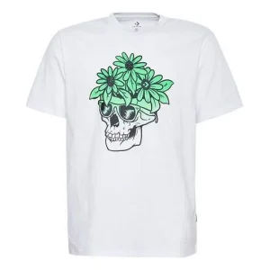 Converse Skull Flowers Sunglasses T-Shirt Asia Sizing 'White' 10017860-A01