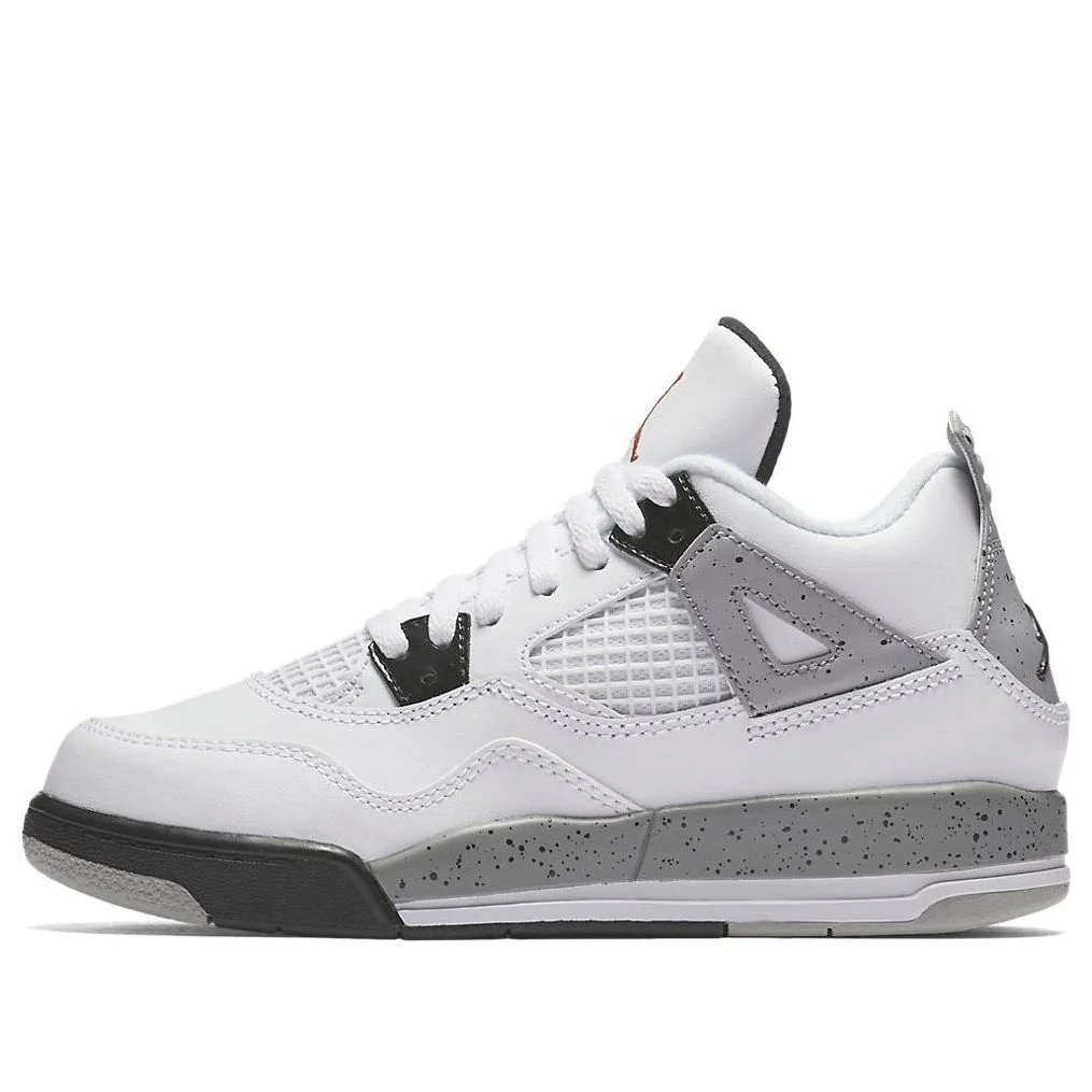 (PS) Air Jordan 4 Retro 'White Cement' 308499-104