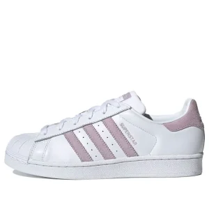 (WMNS) adidas originals Superstar 'White/Purple' EE7400