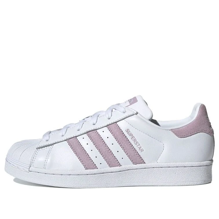 (WMNS) adidas originals Superstar 'White/Purple' EE7400