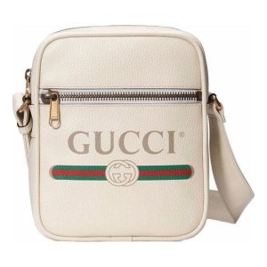 Gucci Print Messenger Bag 'White' 523591-0QRAT-8820