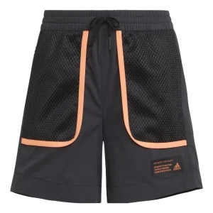 (PS) adidas Neo Shorts Asia Sizing 'Black Orange' GP0520