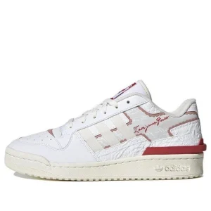 (WMNS) adidas originals FORUM Exhibit Low 2 'White Red' IE7996