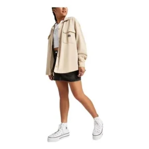 (WMNS) Converse Active Utility Shirt Asia Sizing 'Nutty Granola' 10026034-A05