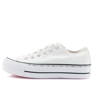 (WMNS) Converse Chuck Taylor All Star Lift Low 'White' 569263C