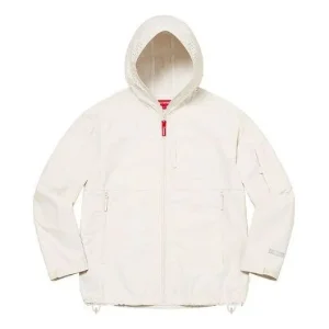 Supreme Full Zip Facemask Jacket 'White' SUP-SS22-610