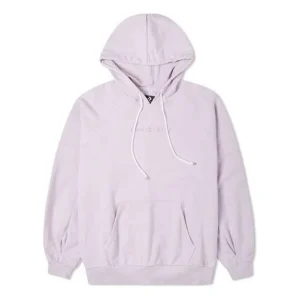 (WMNS) Converse Logo Embroidery Knitting Hoodie Purple 10023945-A03